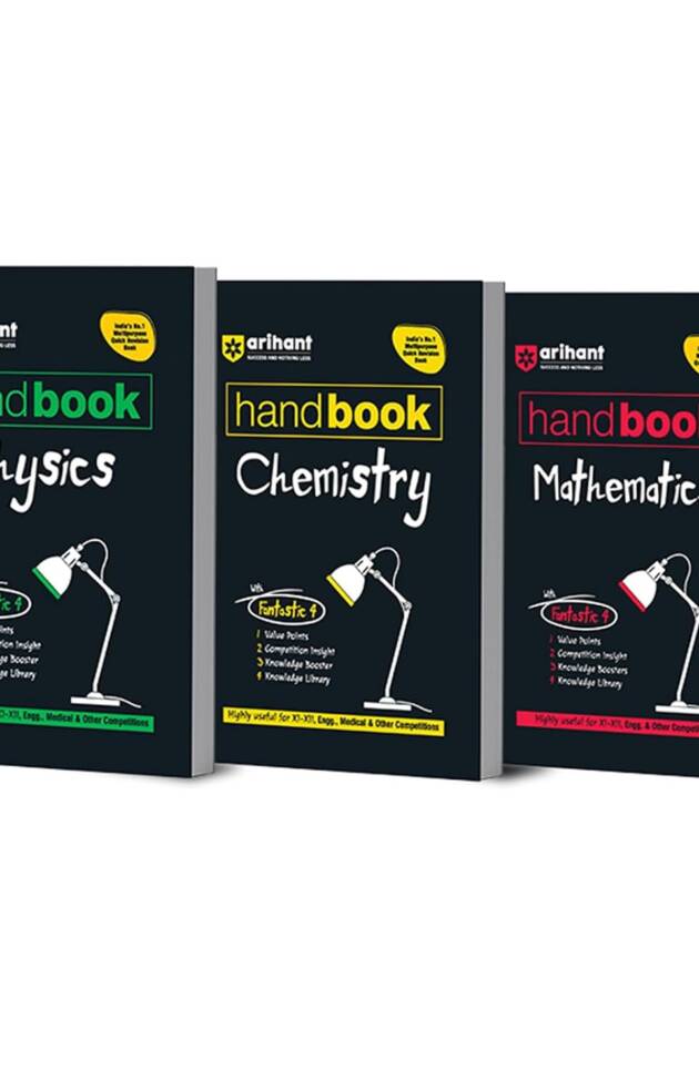 Arihant Handbook Physics,Chemistry, Matmatics Class 11 and 12 | With Quick Revision Guide | NEET, JEE, CBSE, Engineering & Medical Entrance Exams 2025 ... , Competition insight | English Medium