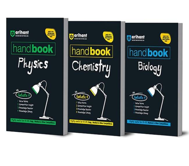 Arihant Handbook Physics,Chemistry, Biology Class 11 and 12 | With Quick Revision Guide | NEET, JEE, CBSE, Engineering & Medical Entrance Exams 2025 | Competition insight | English Medium