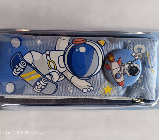 Astronaut theme Premium Pencil Pouch – Stylish & Durable Organizer for Students