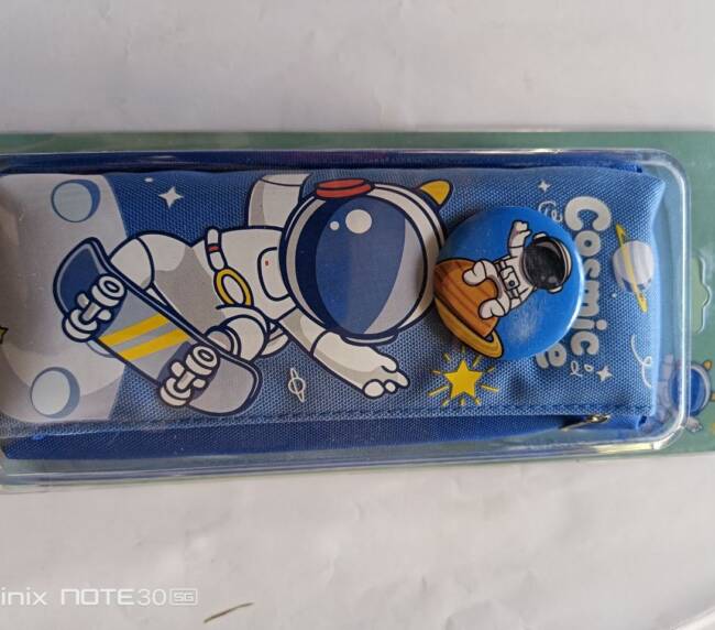 Astronaut theme Premium Pencil Pouch – Stylish & Durable Organizer for Students