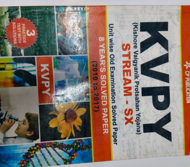 KVPY Stream SX 8 years of solved papers (2010 - 2017)