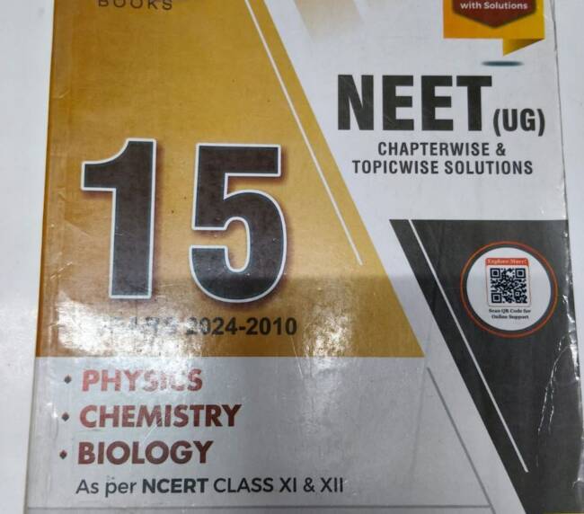 GRB NEET (UG) Chapterwise & Topicwise solutions 15 years, Physics, chemistry, biology