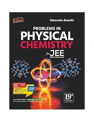 Balaji Problems in Physical Chemistry for JEE (Main & Advanced) - 19th Edition, 2026