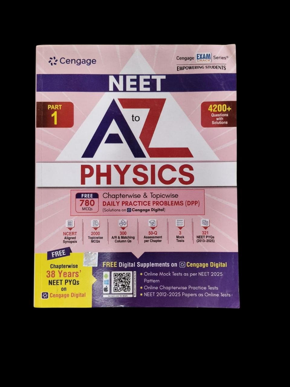 (old edition) Cengage NEET A to Z Physics chapter & topic wise daily practice problems