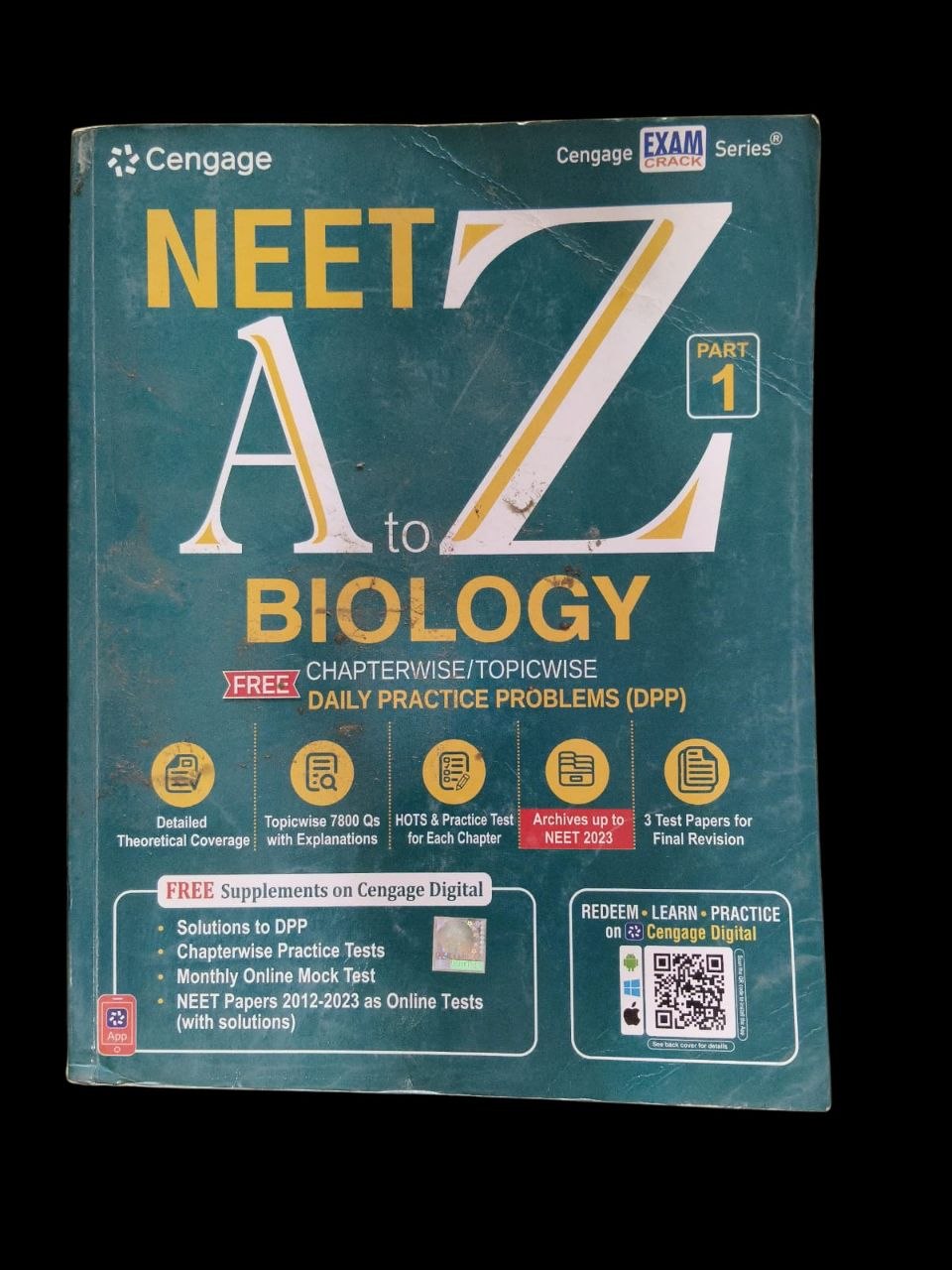 (old edition) Cengage NEET A to Z Biology chapter & topic wise daily practice problems