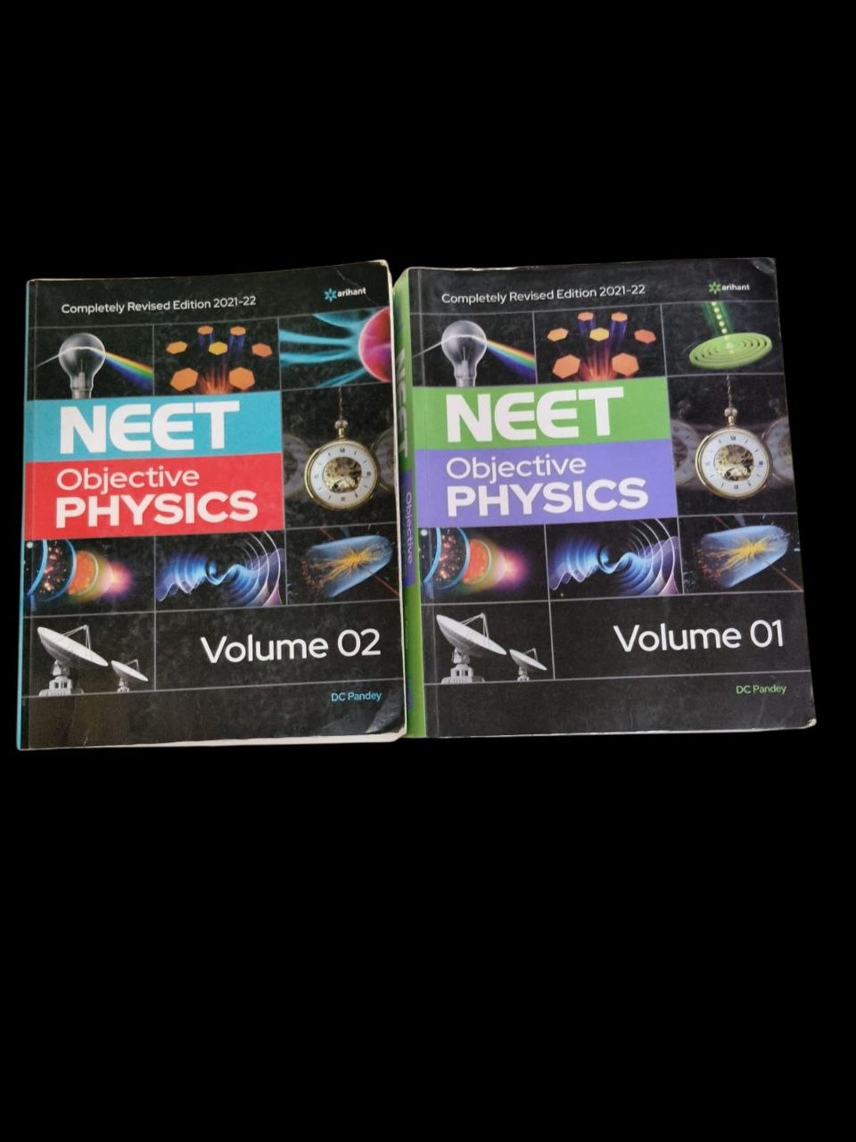 (old Edition) Arihant NEET Objectives PHYSICS Vol. 1 & 2 Combo by DC Pandey
