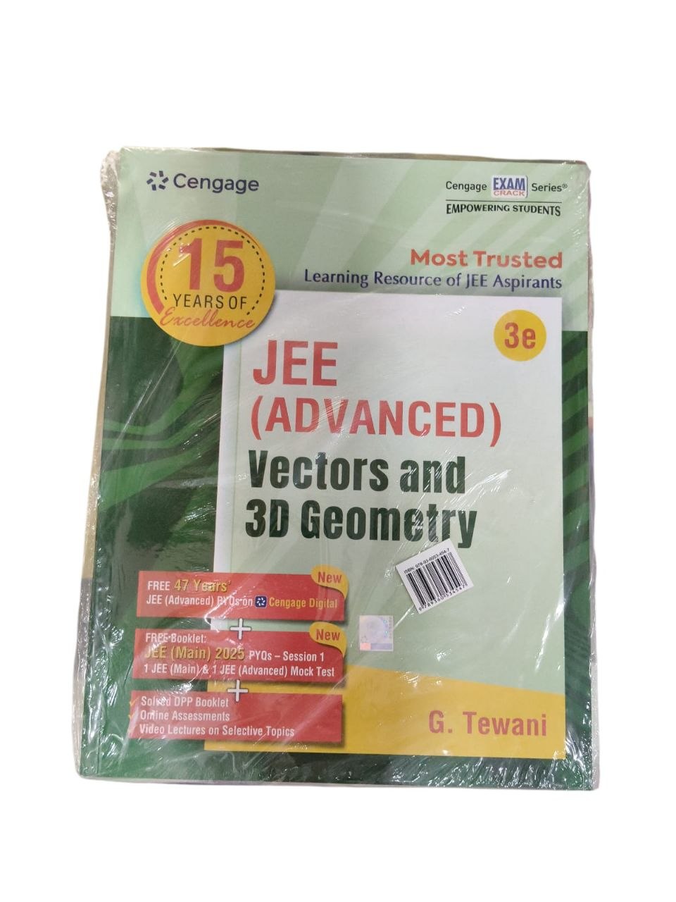 Cengage Vectors and 3D geometry for JEE (ADVANCED)  G. Tewani