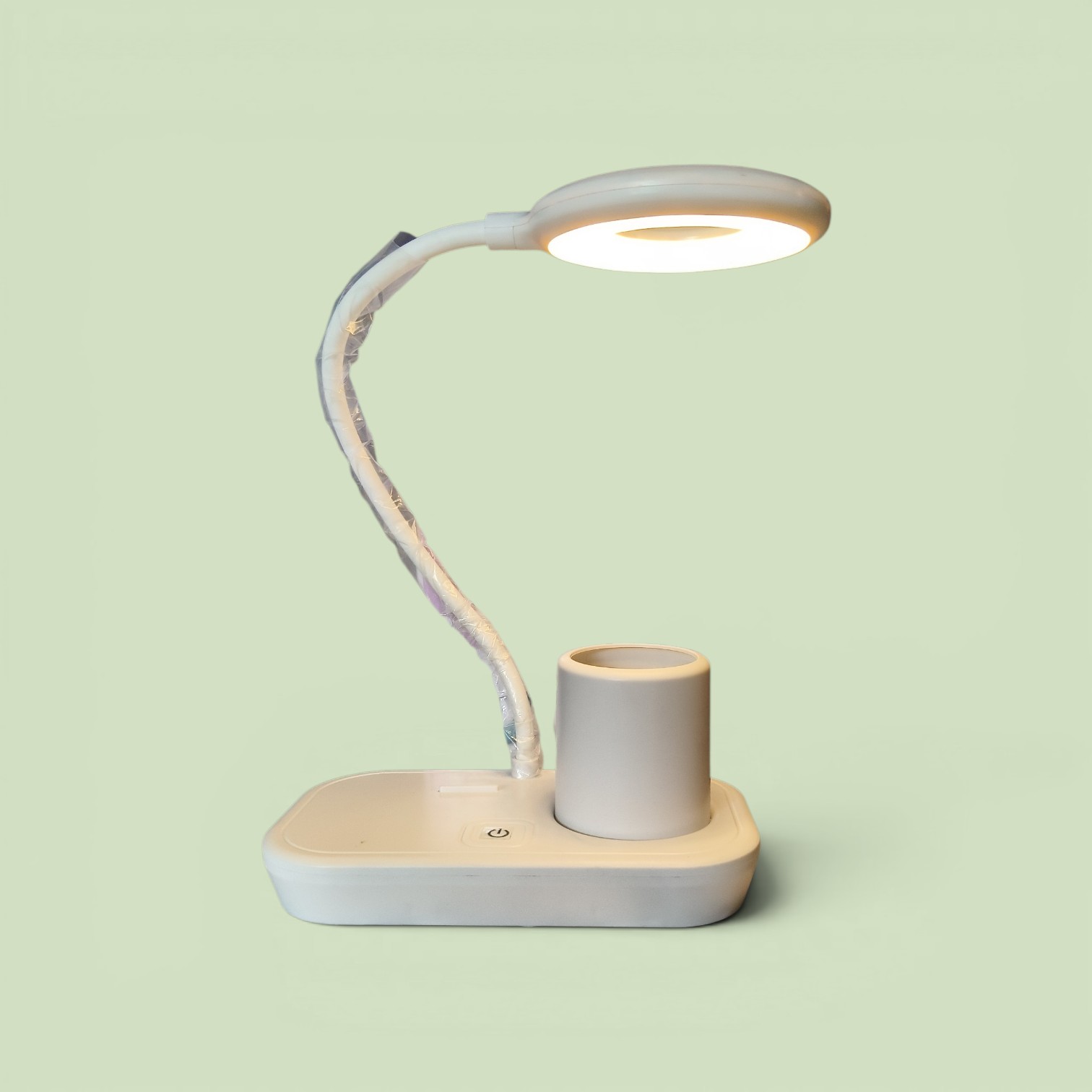 Rechargable LED Desk Table Lamp Torch ON/ OFF With Pen Stand Night Desk Light Study Lamp