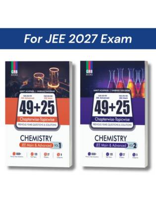 GRB 49+25 Years Chapterwise Chemistry For JEE Main & Advanced (Vol 1 & 2) By Ankit Agarwal & Vaibhav Yavlekar | Set Of 2 Books