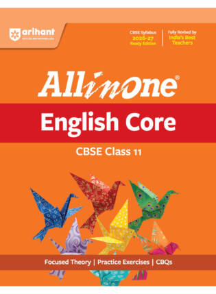 Arihant All In One English Core Class 11 CBSE 2026-27 | NCERT Theory, Practice, Sample Papers & Mind Maps | Latest Edition