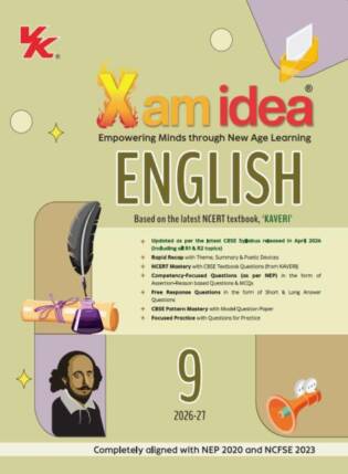 Xam idea English Class 9 (Kaveri) | CBSE 2026–27 | As per the Latest NCERT | Solved NCERT Questions | VK Global Publications